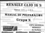 Manual ClioWilliams Rally Grupo N (piezas)